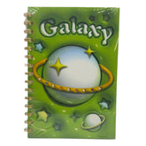 Cute Green Galaxy Design Diary